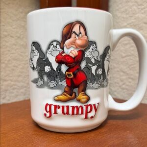 🔹Disney Parks  Grumpy 3D Ceramic Coffee Mug/Cup..z